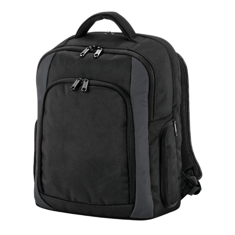 Image of Quadra Mens Tungsten Laptop Backpack in Black Male