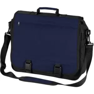 Portfolio Briefcase Bag (15 Litres) (One Size) (French Navy) - Bagbase