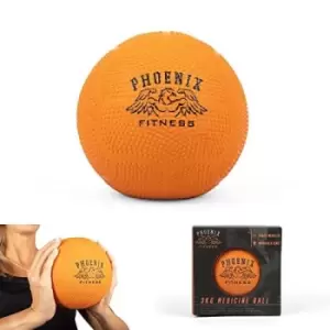 image of Phoenix Fitness 3kg No Bounce Medicine Slam Ball