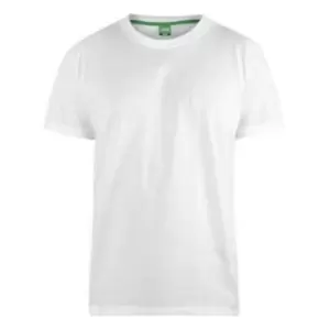 Image of Duke Mens D555 Kingsize Flyers-1 Crew Neck T-Shirt (3XL) (White)
