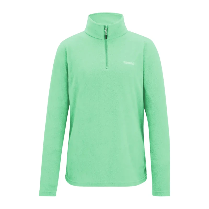 Image of Regatta Womens Sweethart Lightweight Half Zip Fleece in Bright Green Size: 12 Bright Green Female 12