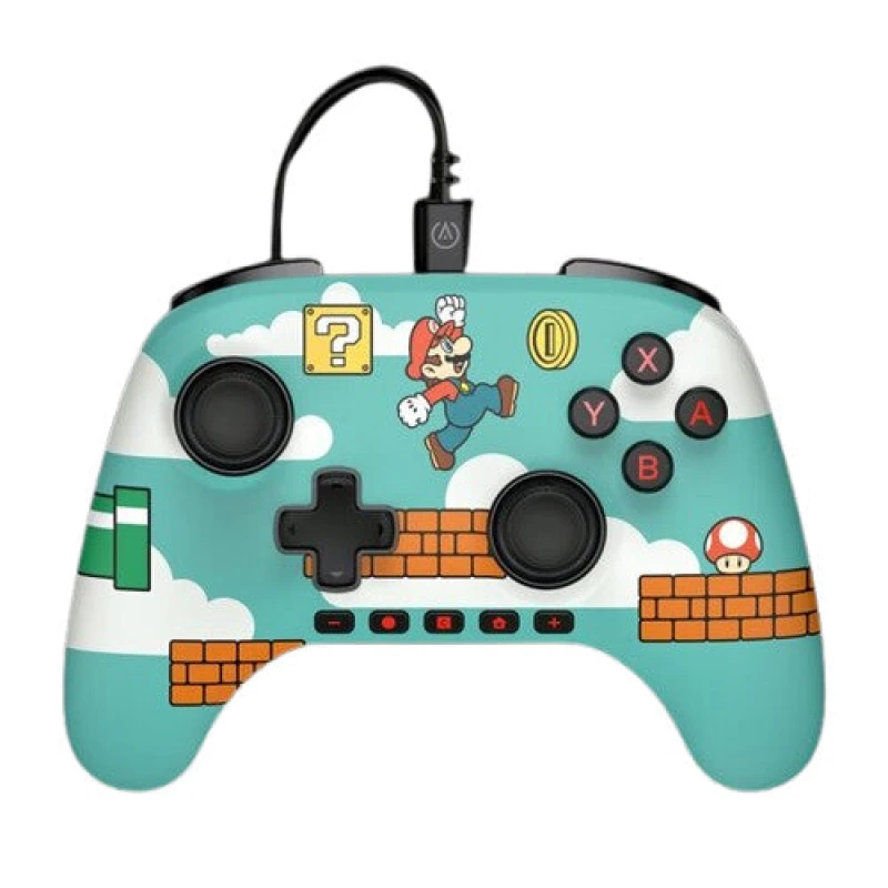 Image of PowerA Advantage Wired Controller for Nintendo Switch 2.0 - Mario Time 617885153518