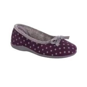 Image of Sleepers Womens/Ladies Louise Slippers (3 UK) (Purple)