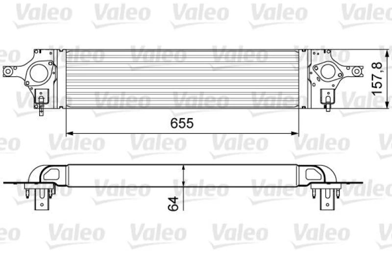 Image of Intercooler VALEO 818358