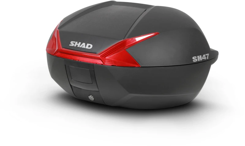 Image of SHAD SH47 Red Topcase, black