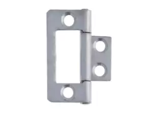 Eclipse 14962 40mm Flush Hinge BZP Bright Zinc Plate 20pk