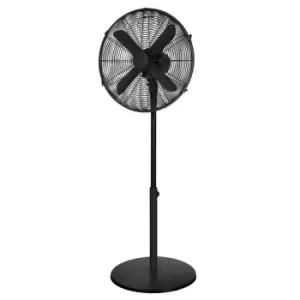 image of Zanussi 16" Metal Pedestal Fan - Matt Black