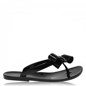 Image of Ted Baker Bejouw Jelly Flip Flops - black