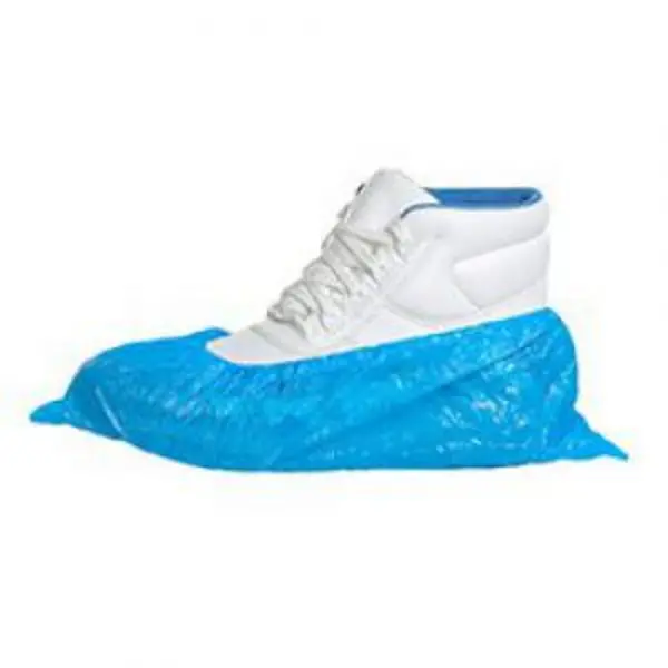 Image of Portwest Disposable PE Overshoes D340BLU Colour: Blue