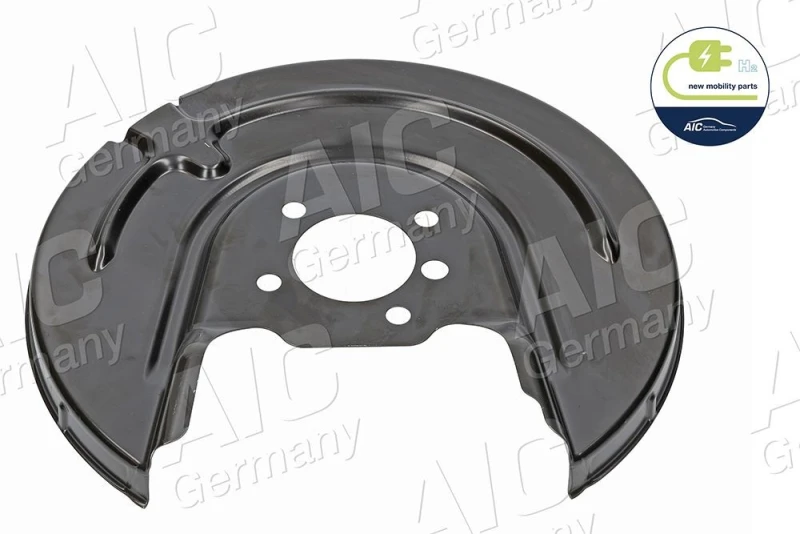 Image of AIC 71010 Brake Disc Back Plate NEW MOBILITY PARTS Rear Axle Left Sheet Steel Splash Panel,brake disc (1330)