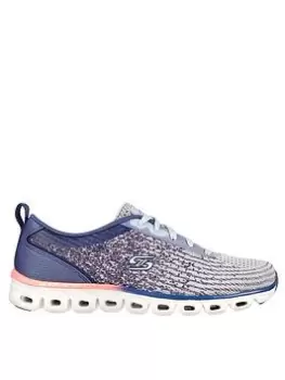 Image of Skechers Glide-step-head Start Trainer - Slate, Grey, Size 5, Women