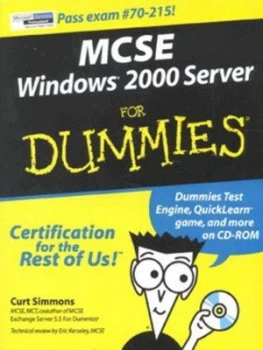 Image of Mcse Windows 2000 Server for Dummies by Curt Simmons Paperback