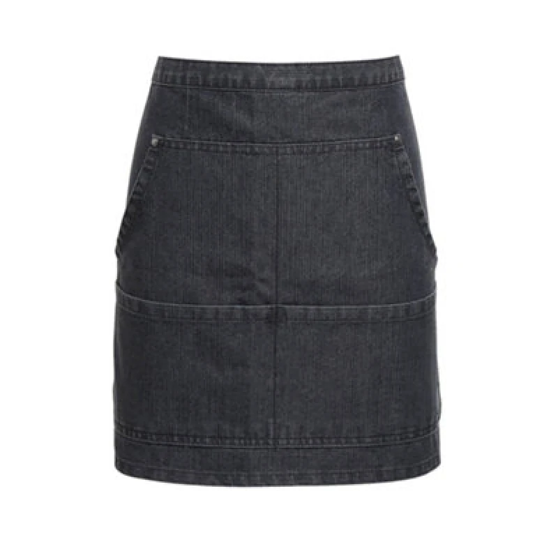 Image of Premier Premier Jeans Stitch Denim Waist Apron Pack of 2 in True Black True Black One Size Unisex 5059269107536