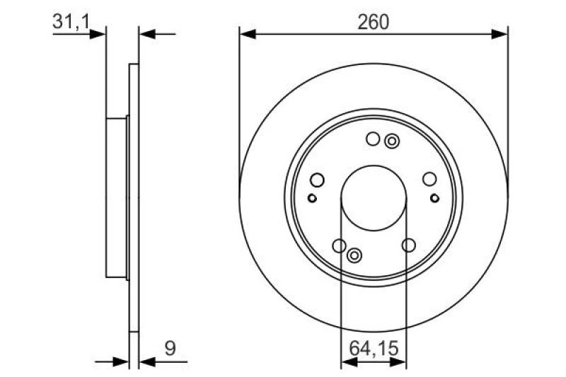 Image of Bosch 0 986 479 V21 Brake disc solid, Oiled Brake Disc (82)