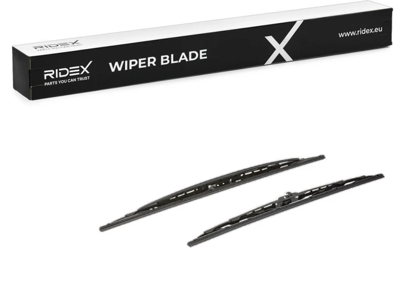 Image of RIDEX 298W0226 Wiper blade 530mm, Front, Standard, Hook fixing Wiper Blade (298)