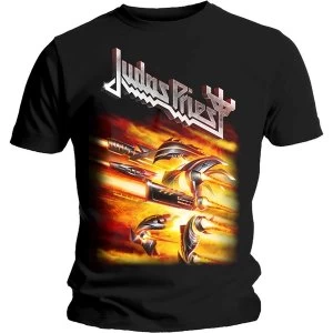 Image of Judas Priest - Firepower Unisex Large T-Shirt - Black