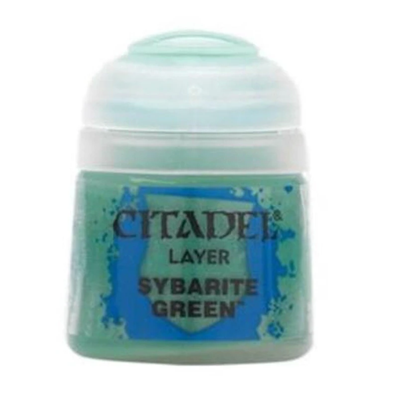 Image of Citadel Games Workshop Colour Layer: Sybarite Green (12ml) Paint Multi
