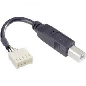 image of ESKA 14194 USB Adapter Connection Cable 2.0 Plug straight USB B