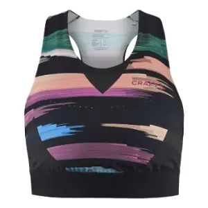 Craft Womens/Ladies CTM Distance Sports Crop Top (M) (Multicoloured/Roxo)