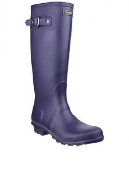 image of Cotswold Sandringham Welly, Purple, Size 4, Women