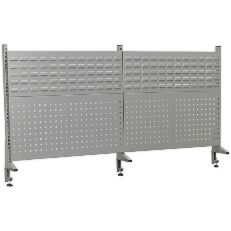 Image of Loops 1735mm Back Panel Assembly - Suitable for ys02560 Steel Industrial Workbench Metallics