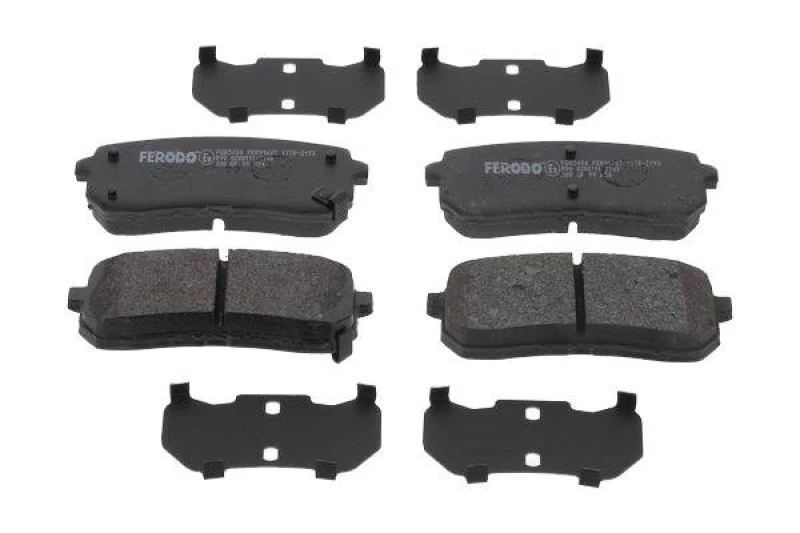 Image of FERODO FDB5484 Brake pad set PREMIER ECO FRICTION with acoustic wear warning, without accessories Brake Pad Set,disc brake (402)