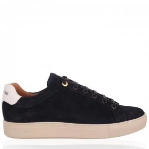 image of PAUL AND SHARK Balena Clean Trainers - Navy Suede