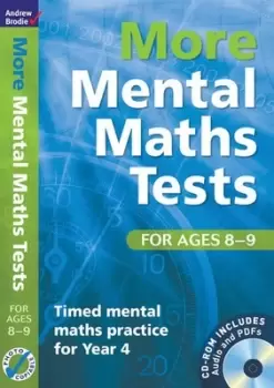 Image of More mental maths tests for ages 8-9 by Andrew Brodie
