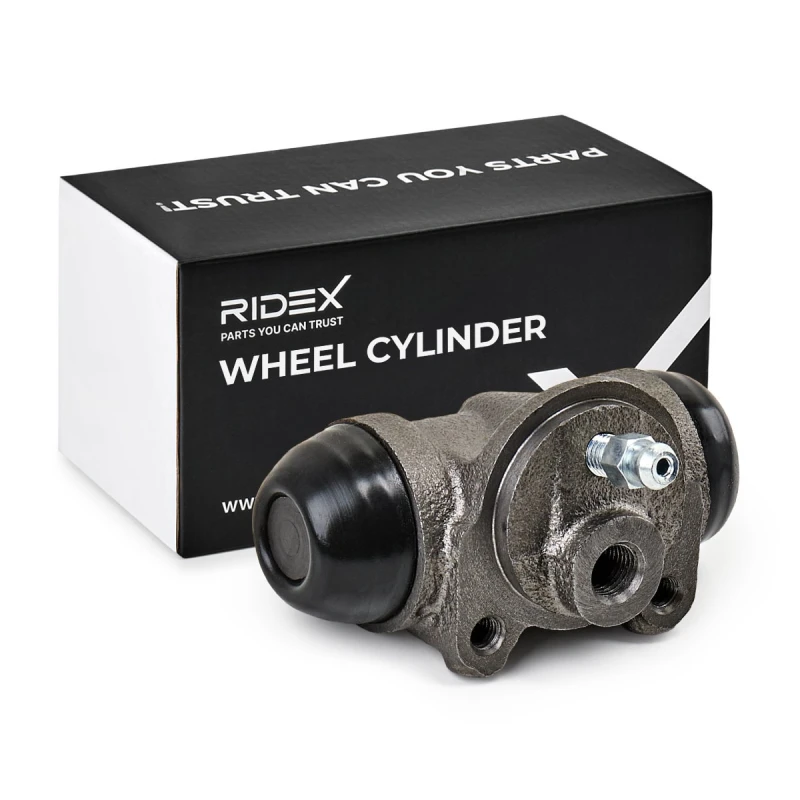Image of RIDEX 277W0077 Brake Cylinder Rear Axle Cast Iron Wheel Brake Cylinder (277)