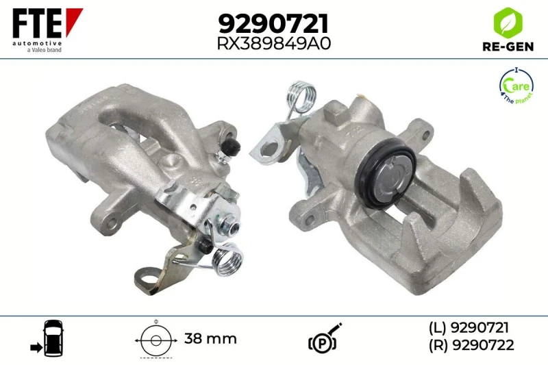 Image of Brake caliper FTE 9290721