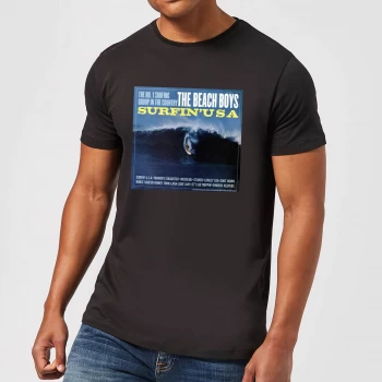 Image of The Beach Boys Surfin USA Mens T-Shirt - Black - 4XL - Black