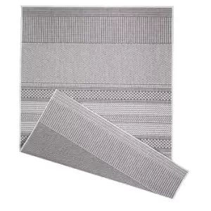 Image of Duo Weave Indoor/Outdoor Rug Fine Weave Grey 170 X 120Cm