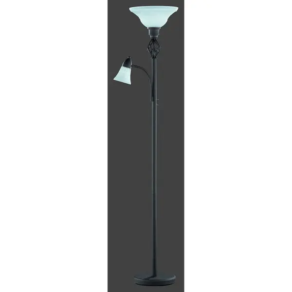 Image of Rustica Authentic Uplighter Floor Lamp Rusty