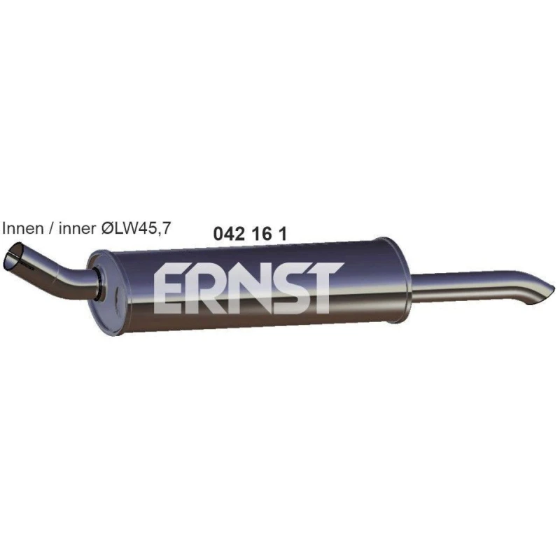 Image of ERNST 042161 Rear silencer End Silencer (3437)