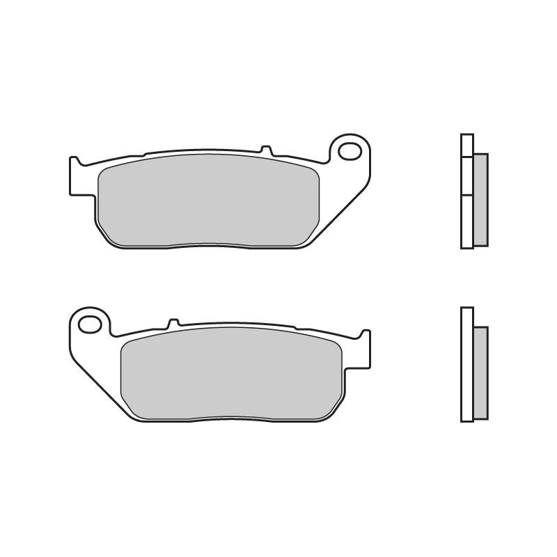 Image of BREMBO 07HD13SA Brake pad set PRIME - Sinter - SA Front Brake Pad Set,disc brake (402)