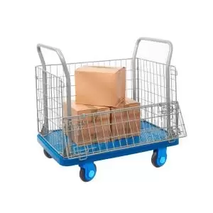 image of Proplaz Super Silent Mesh Truck With Open Top Super Silent Castors