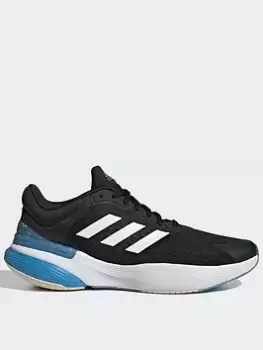 Image of adidas Response Super 3.0 Shoes, Black/White, Size 11, Men