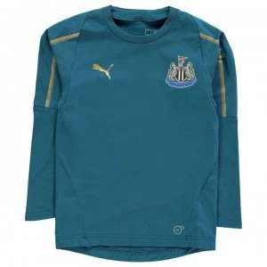 Puma Newcastle United Training Sweatshirt 2018 2019 - Teal