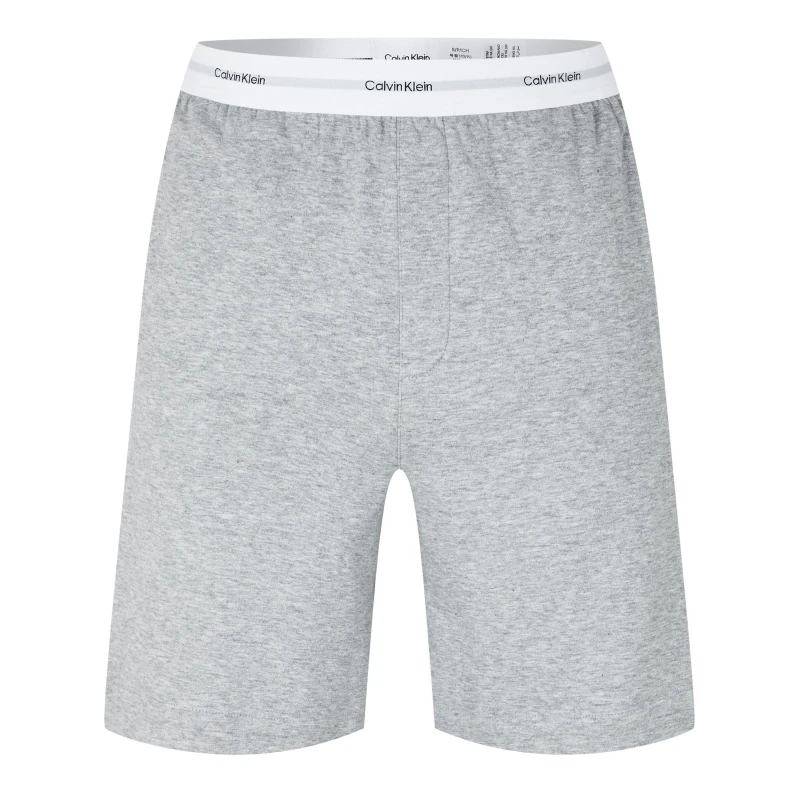 Image of Calvin Klein SLEEP SHORT Jersey Shorts S Grey 47416802350