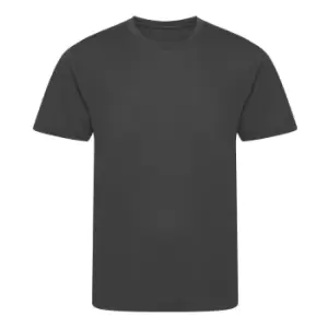 Image of Awdis Childrens/Kids Cool Recycled T-Shirt (12-13 Years) (Charcoal)