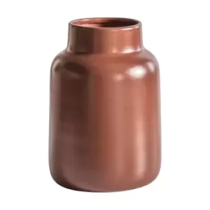 image of 18cm Ceramic Rust Vase