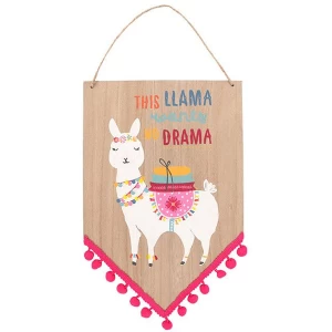 Image of Wooden Llama Sign