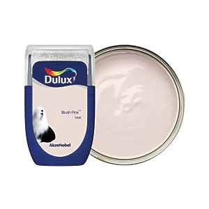 image of Dulux Blush Pink Matt Emulsion Paint 30ml