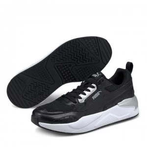 image of Puma XRay Squared Trainers Ladies - Black/White