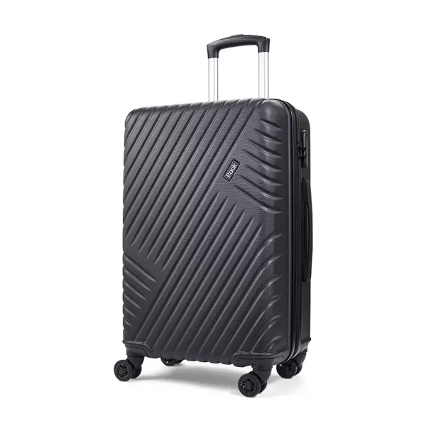 Image of Rock Luggage Santiago EA67001 Medium Black Suitcase