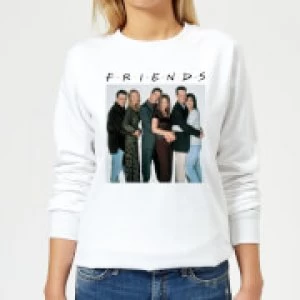 Image of Friends Group Shot Womens Sweatshirt - White - 3XL