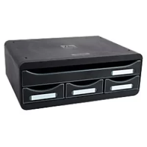 image of Exacompta Toolbox Glossy, Black/Glossy Black, Pack of 1