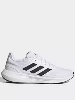 Image of adidas Runfalcon 3 Shoes, White/Black, Size 10, Men