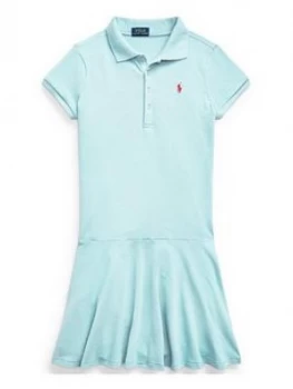 Image of Ralph Lauren Girls Polo Shirt Dress - Blue