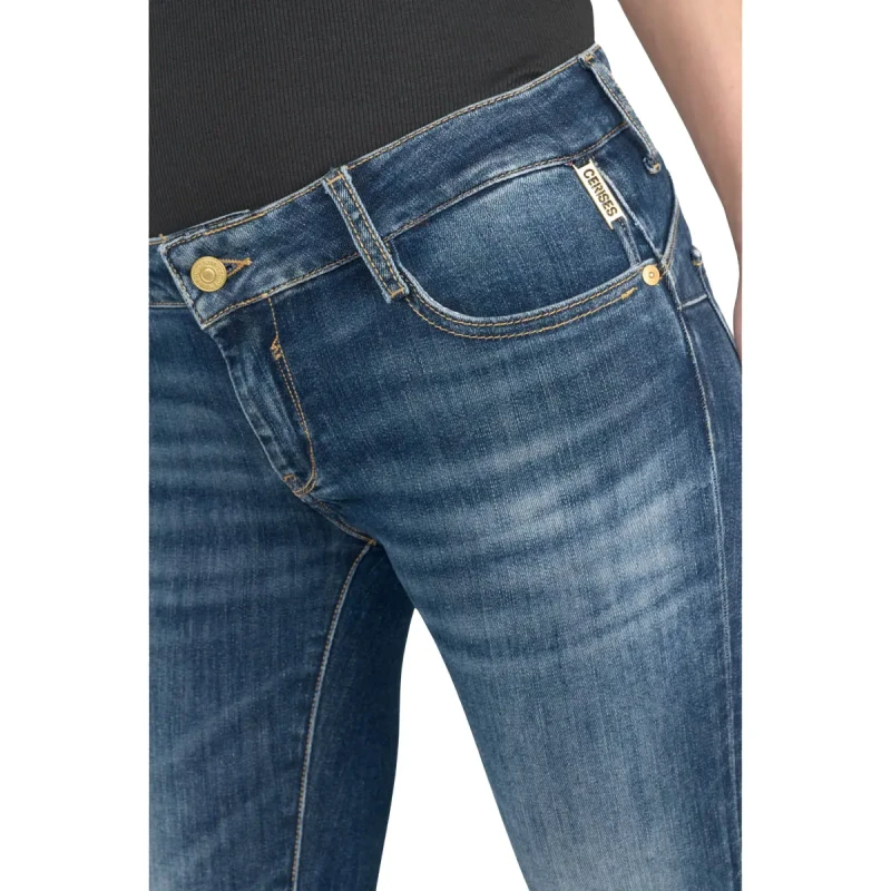 Image of Le Temps des cerises Slim fit 7/8 jeans For Her Le Temps des cerises Yipsi No. 2 Bleu Female 28